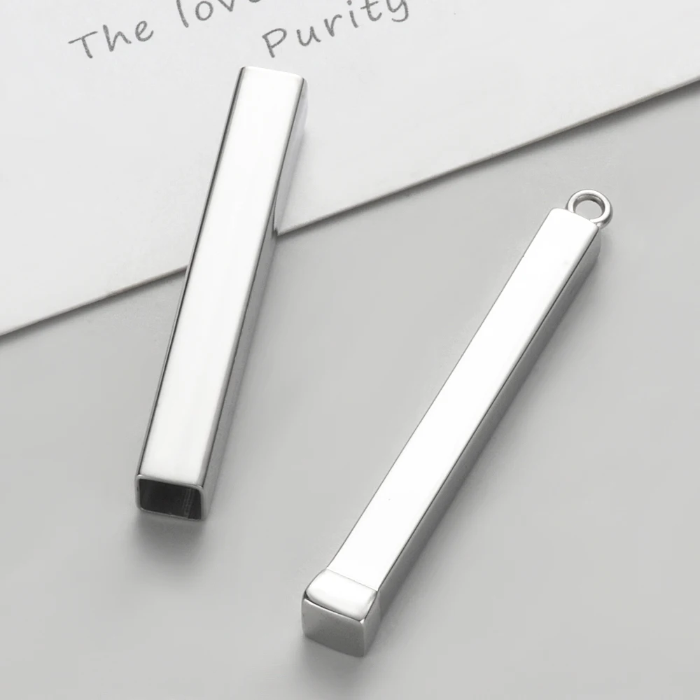 10pcs/Lot Stainless Steel Mirror Polish Bar Blank Hidden Pendant Charms for DIY Jewelry Making Necklace Wholesale
10pcs/Lot Stainless Steel Mirror Polish Bar Blank Hidden Pendant Charms for DIY Jewelry Making Necklace Wholesale