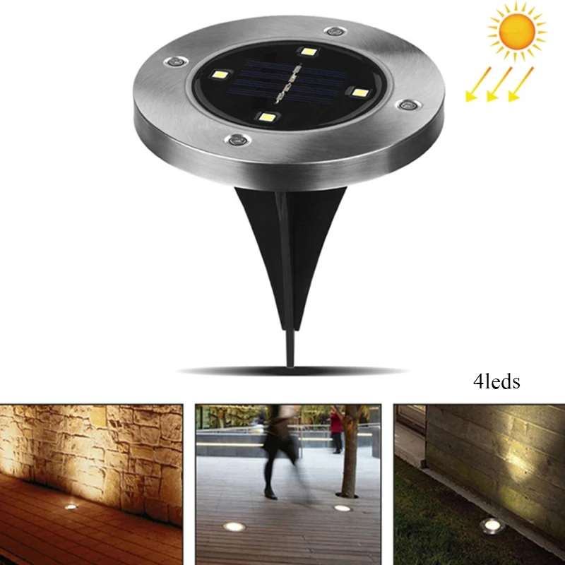 4-8pcs Solar Powered Ground Light Waterproof Garden Pathway Deck Lights 4 LED Lamp for Home Yard Driveway Lawn Christmas Decor
4-8pcs Solar Powered Ground Light Waterproof Garden Pathway Deck Lights 4 LED Lamp for Home Yard Driveway Lawn Christmas Decor