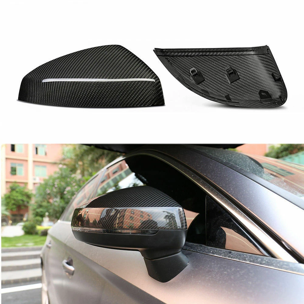 For Audi A3 S3 RS3 2014-2018 Dry Carbon Fiber Mirror Cover Car Exterior Door Side Rear View Case Reverse Cap Shell Replacement
For Audi A3 S3 RS3 2014-2018 Dry Carbon Fiber Mirror Cover Car Exterior Door Side Rear View Case Reverse Cap Shell Replacement