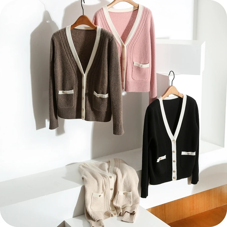 Vintage Ladies Knitted Cardigans Sweaters Women Long Sleeve V-neck Korean Office Fashion Slim Tops Cardigans 2021 Autumn Winter
Vintage Ladies Knitted Cardigans Sweaters Women Long Sleeve V-neck Korean Office Fashion Slim Tops Cardigans 2021 Autumn Winter