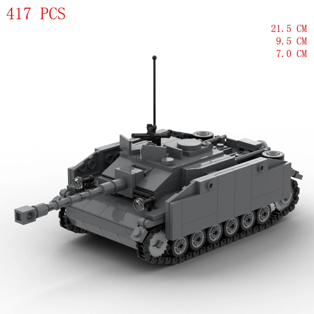 hot military WW2 German Army SDKFZ-142 Sturmgeschütz III G tank war vehicles weapons war Building Blocks model bricks toys gift
hot military WW2 German Army SDKFZ-142 Sturmgeschütz III G tank war vehicles weapons war Building Blocks model bricks toys gift
