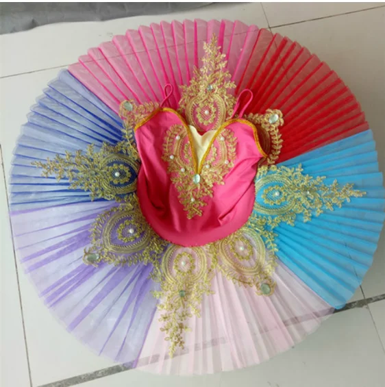 Балетная юбка-пачка для девочек, Радужное детское балетное платье для балерины, костюм для профессиональных танцев
Балетная юбка-пачка для девочек, Радужное детское балетное платье для балерины, костюм для профессиональных танцев