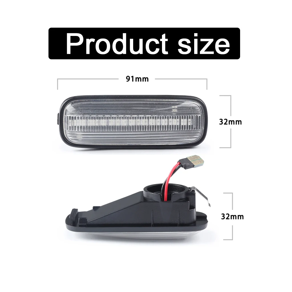 2 шт. прозрачные линзы, динамический янтарный светодиодный боковой габаритный фонарь, указатель поворота для HONDA Civic 96-00 для Ballade Hatchback Sedan 95-99 
2 шт. прозрачные линзы, динамический янтарный светодиодный боковой габаритный фонарь, указатель поворота для HONDA Civic 96-00 для Ballade Hatchback Sedan 95-99