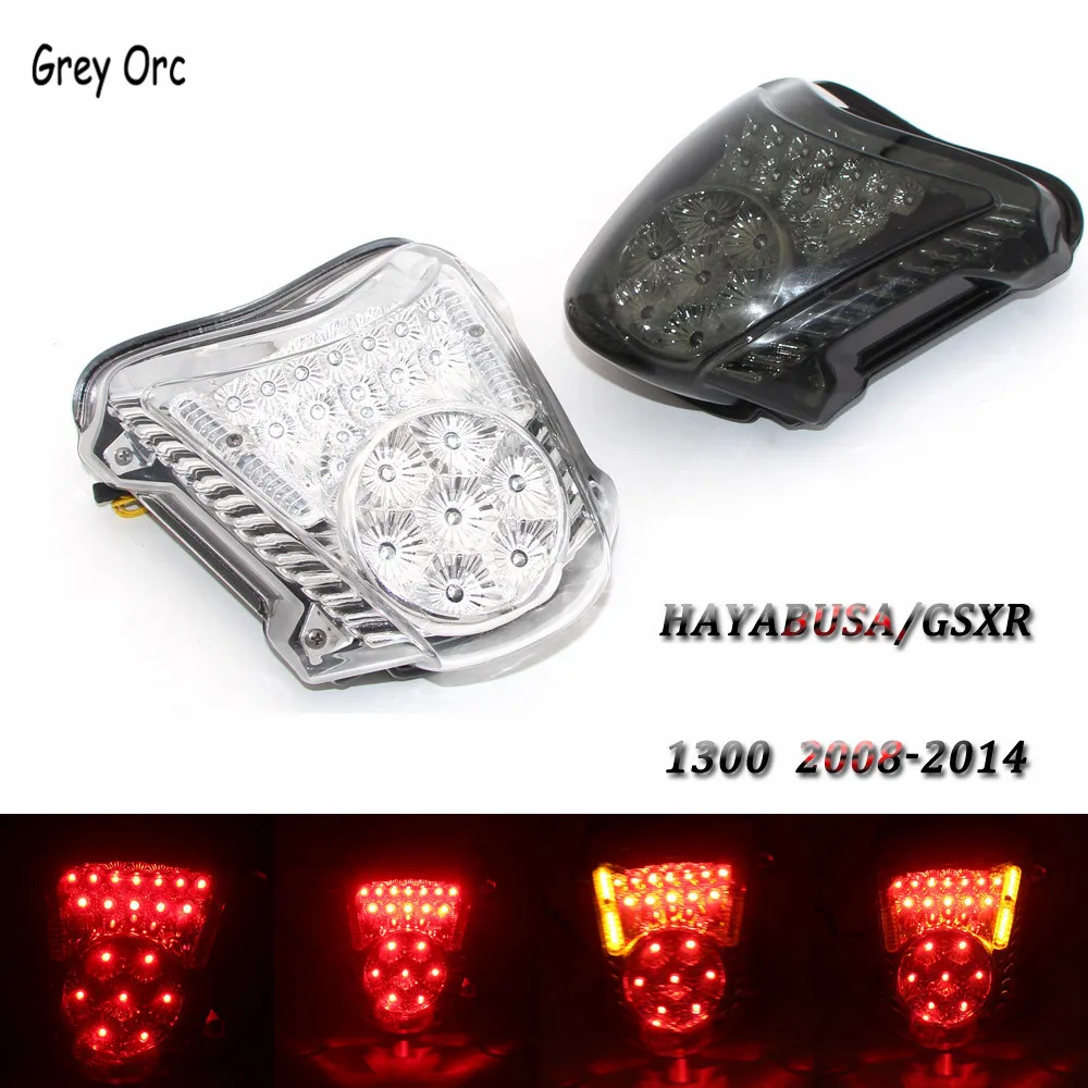 For Suzuki GSX R GSX-R 1300 Hayabusa 2008-2014 Integrated LED Rear Tail Light Turn Signal
For Suzuki GSX R GSX-R 1300 Hayabusa 2008-2014 Integrated LED Rear Tail Light Turn Signal