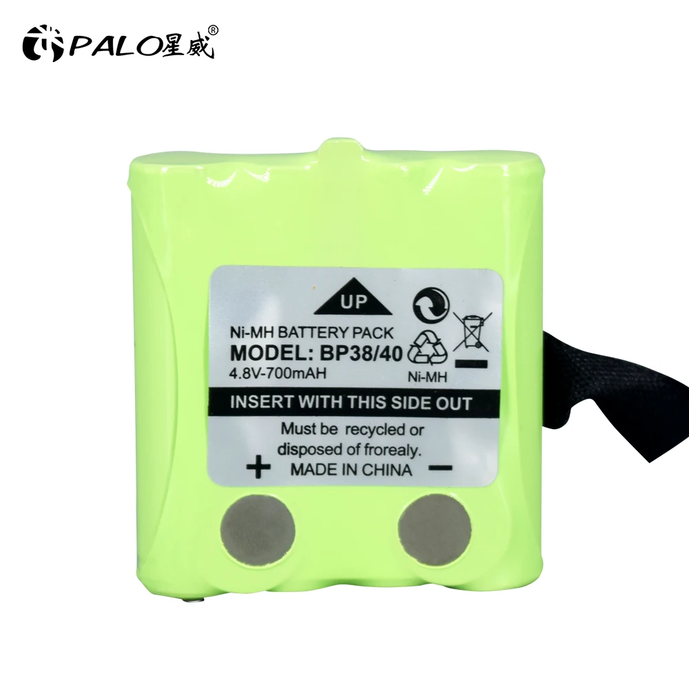 4.8V 700mAh BP38 Cordless Phone Rechargeable Replacement Battery For Uniden BP-40 BT-1013 BT-537 MOTOROLA TLKR T4 T5 T6 T7
4.8V 700mAh BP38 Cordless Phone Rechargeable Replacement Battery For Uniden BP-40 BT-1013 BT-537 MOTOROLA TLKR T4 T5 T6 T7