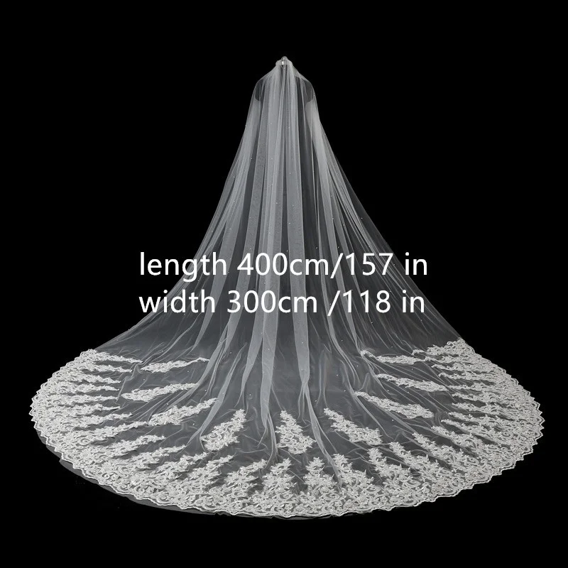 white veils 1 Layer Cathedral Wedding accessories Bridal Veils Lace Veil With Comb catholic veil bridal hair accessories
white veils 1 Layer Cathedral Wedding accessories Bridal Veils Lace Veil With Comb catholic veil bridal hair accessories