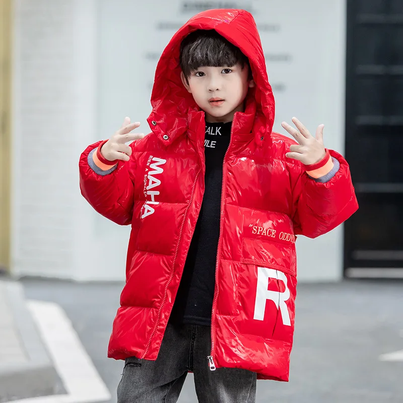 New Winter Children's down Jacket f the Large Children's Clothing, down Jacket Thickened Bright Boy's Coat Fashion
New Winter Children's down Jacket f the Large Children's Clothing, down Jacket Thickened Bright Boy's Coat Fashion