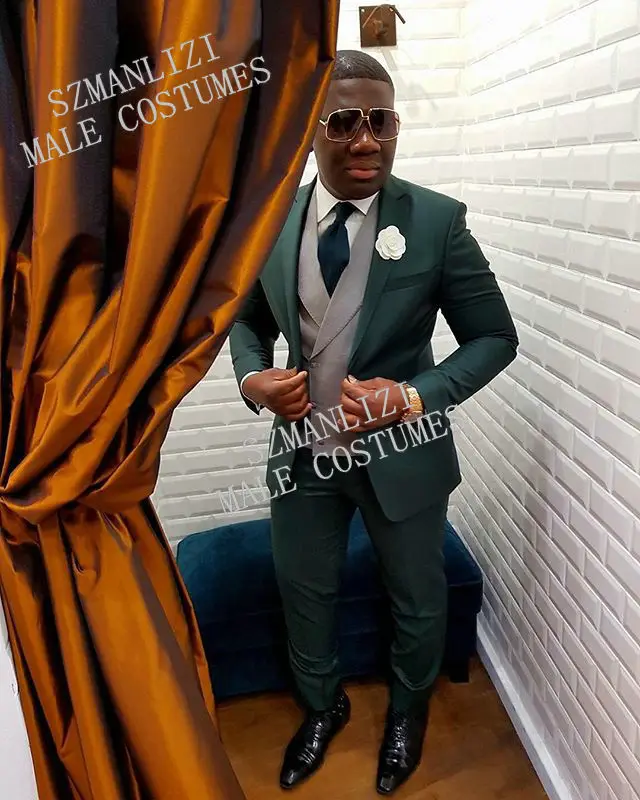 2020 Formal Green Light Grey Vest Party Mens Suits For Wedding 3 Pieces Groom Suits Slim Fit Custom Made Men Wedding Tuxedo Suit
2020 Formal Green Light Grey Vest Party Mens Suits For Wedding 3 Pieces Groom Suits Slim Fit Custom Made Men Wedding Tuxedo Suit