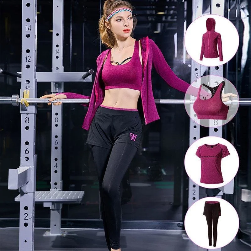 Two Piece Set Women Yoga Clothes Women's High Red Spring Summer Sportswear Running Conjuntos De Mujer Ensemble Femme
Two Piece Set Women Yoga Clothes Women's High Red Spring Summer Sportswear Running Conjuntos De Mujer Ensemble Femme