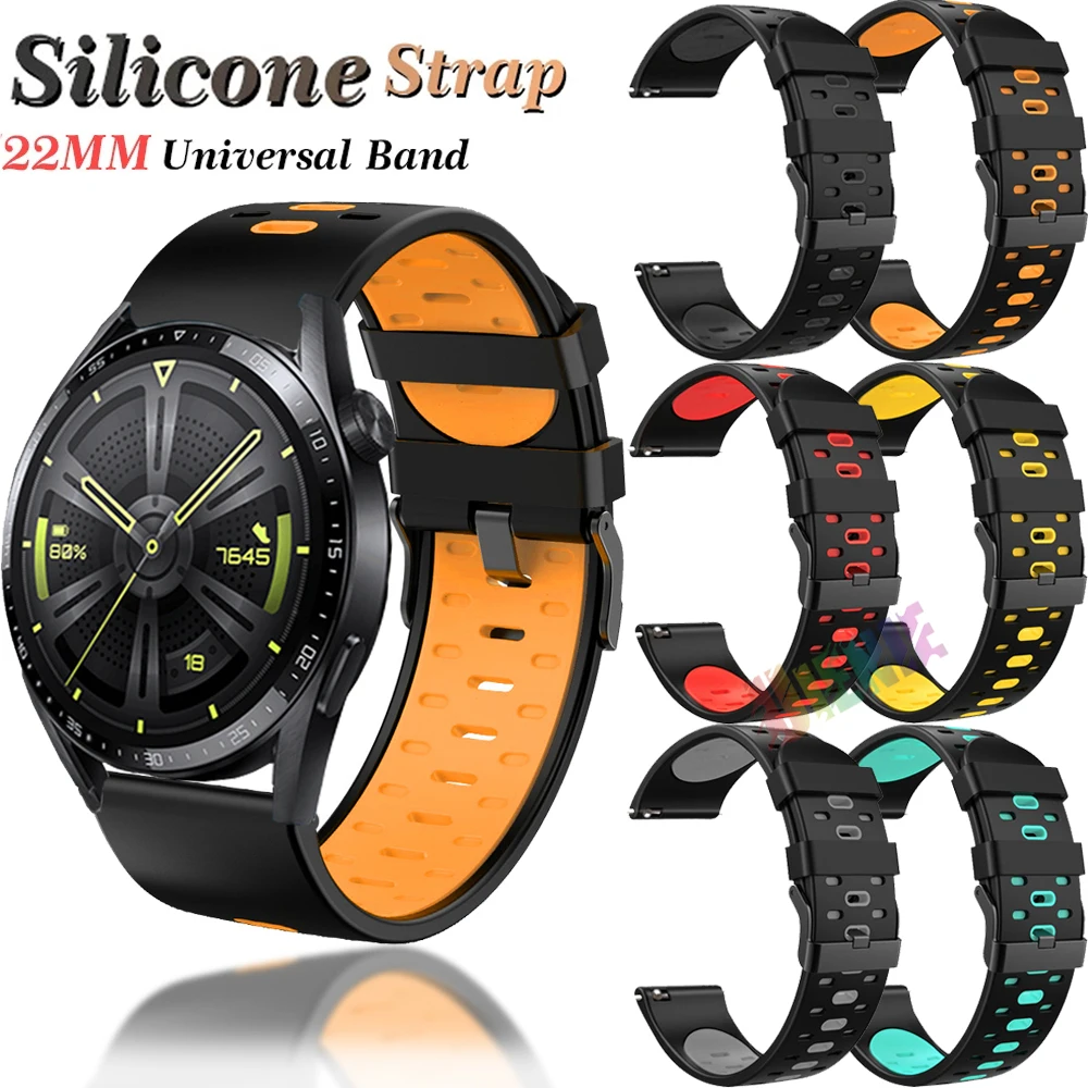 20mm 22mm Smart Watch Band Strap Wrist Straps Watchband Bracelet Silicone Belt Correa For Huawei Watch GT 2 GT2 Pro GT 3 46mm
20mm 22mm Smart Watch Band Strap Wrist Straps Watchband Bracelet Silicone Belt Correa For Huawei Watch GT 2 GT2 Pro GT 3 46mm