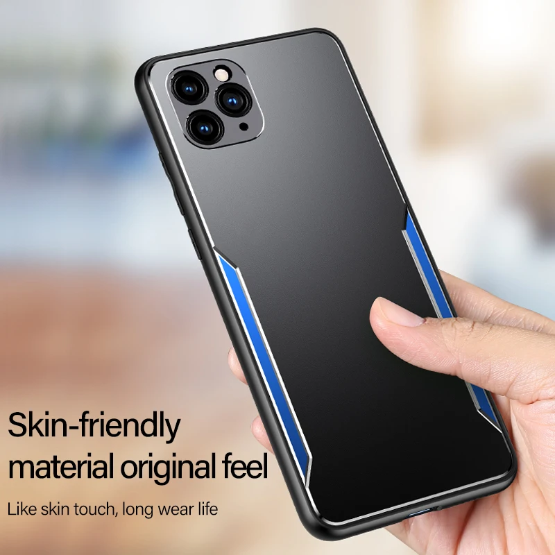 Ultra-thin Aluminum Alloy Metal Back Phone Case For iPhone 11 Pro Max SE XSmax XR XS X 8 7 6 Plus Silicone Protection Cover
Ultra-thin Aluminum Alloy Metal Back Phone Case For iPhone 11 Pro Max SE XSmax XR XS X 8 7 6 Plus Silicone Protection Cover