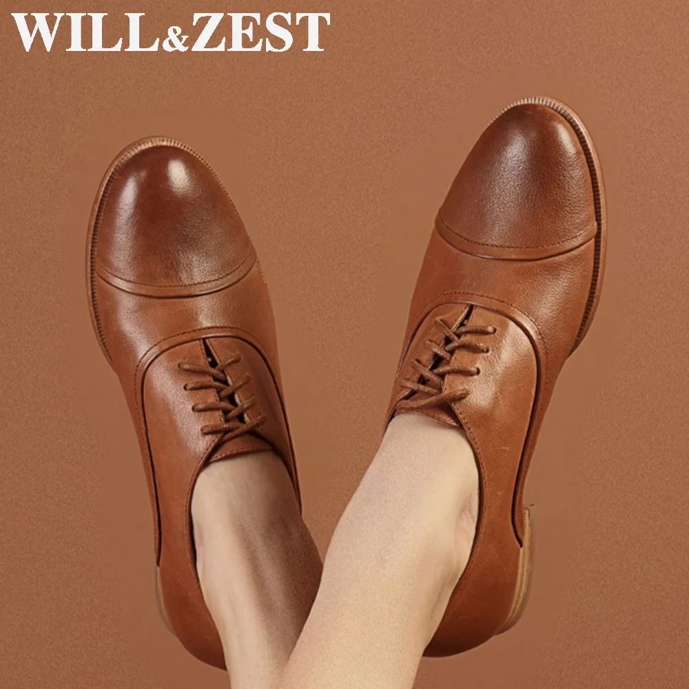 WILL&ZEST Women Flat Loafers Ladies Oxford Slip on Luxury Shoes Designers Plus Size 2020 Womans Leather Vintage Fashion Flats
WILL&ZEST Women Flat Loafers Ladies Oxford Slip on Luxury Shoes Designers Plus Size 2020 Womans Leather Vintage Fashion Flats