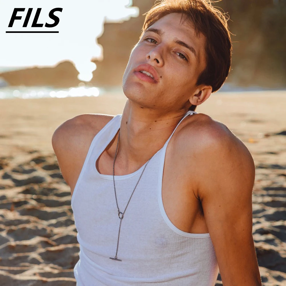 Fils New Stainless Steel OT Buckle Square Pearl Necklace Hip-hop for Men and Women Punk Simple OT Pendant Necklace Jewelry Gift
Fils New Stainless Steel OT Buckle Square Pearl Necklace Hip-hop for Men and Women Punk Simple OT Pendant Necklace Jewelry Gift