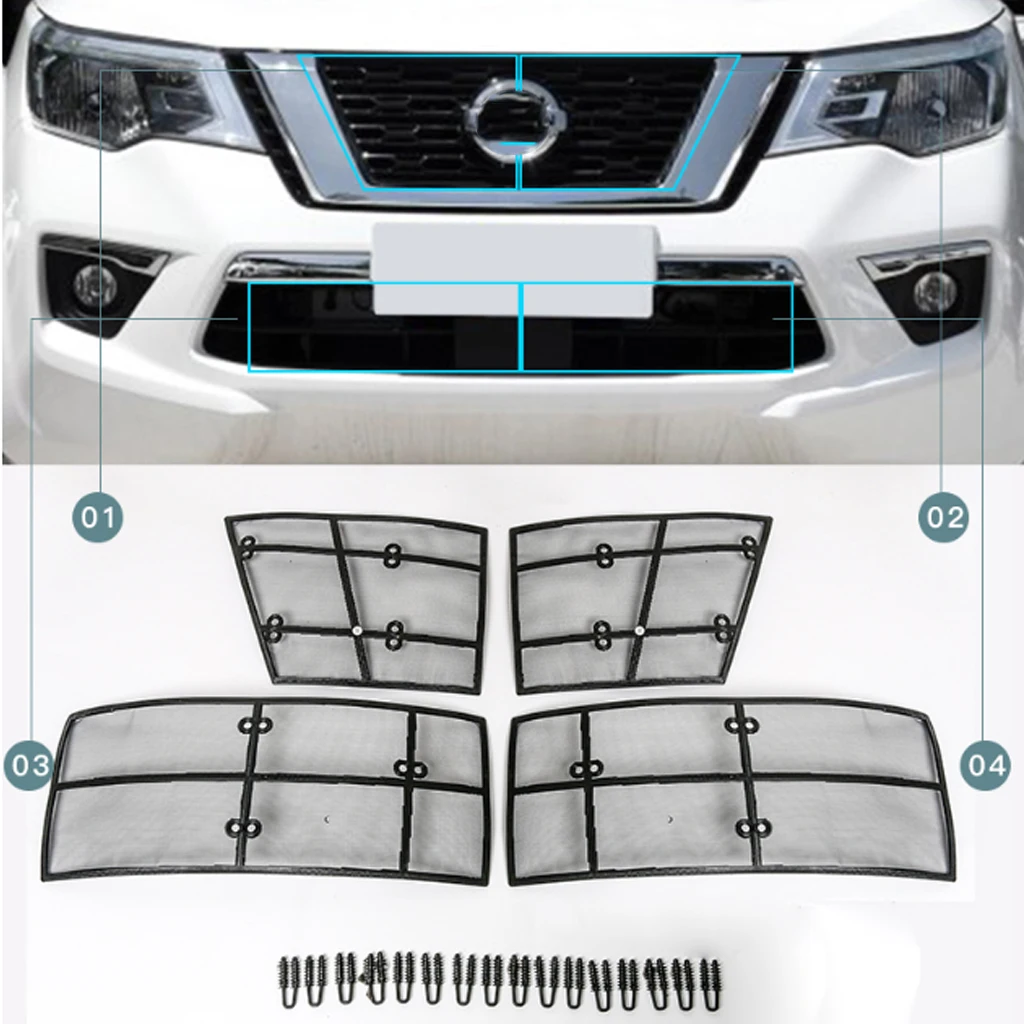 For Nissan Terra 2018 Accessories Steel Car Front Insect Grill Net Protection Cover Screening Mesh
For Nissan Terra 2018 Accessories Steel Car Front Insect Grill Net Protection Cover Screening Mesh