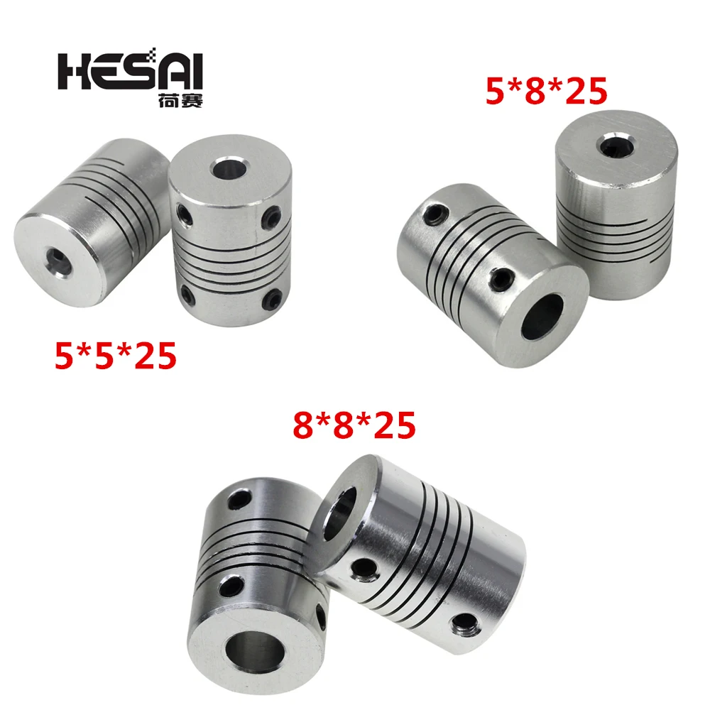 3D Printer Parts Accessory Stepper Motor Aluminum Alloy Z Axis Flexible Coupling Coupler Shaft Couplings 5mm*8mm*25mm 5x5x8
3D Printer Parts Accessory Stepper Motor Aluminum Alloy Z Axis Flexible Coupling Coupler Shaft Couplings 5mm*8mm*25mm 5x5x8
