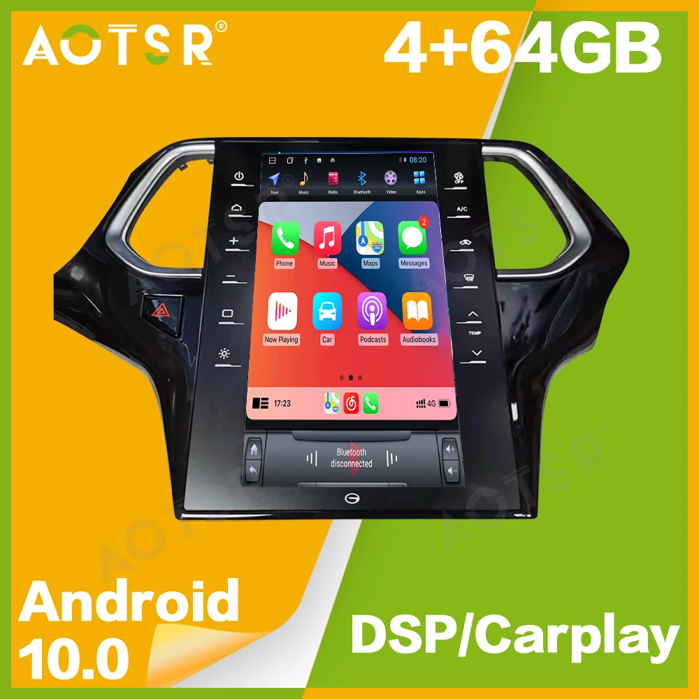 Android13 4-64 ГБ для Trumpchi GS4 для Tesla Автомобильный радиоприемник GPS-навигация Мультимедийный видеоплеер Стерео головное устройство
Android13 4-64 ГБ для Trumpchi GS4 для Tesla Автомобильный радиоприемник GPS-навигация Мультимедийный видеоплеер Стерео головное устройство