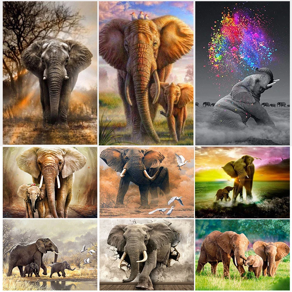 Full Square Drill 5D DIY Diamond Painting elephant Cross Stitch Diamond Embroidery Animal arts Mosaic Rhinestone Decor gift
Full Square Drill 5D DIY Diamond Painting elephant Cross Stitch Diamond Embroidery Animal arts Mosaic Rhinestone Decor gift