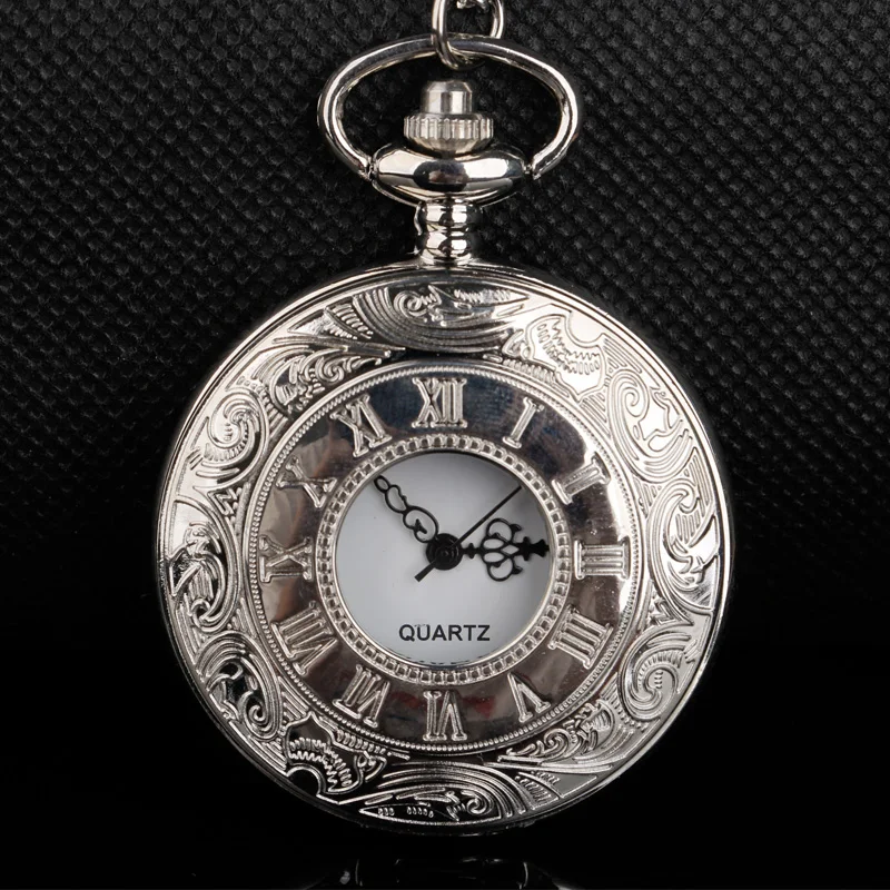 Fashion Classic Quartz Pocket Watch Silver With Chain Unisex Necklace High Quality Clock Pendant
Fashion Classic Quartz Pocket Watch Silver With Chain Unisex Necklace High Quality Clock Pendant