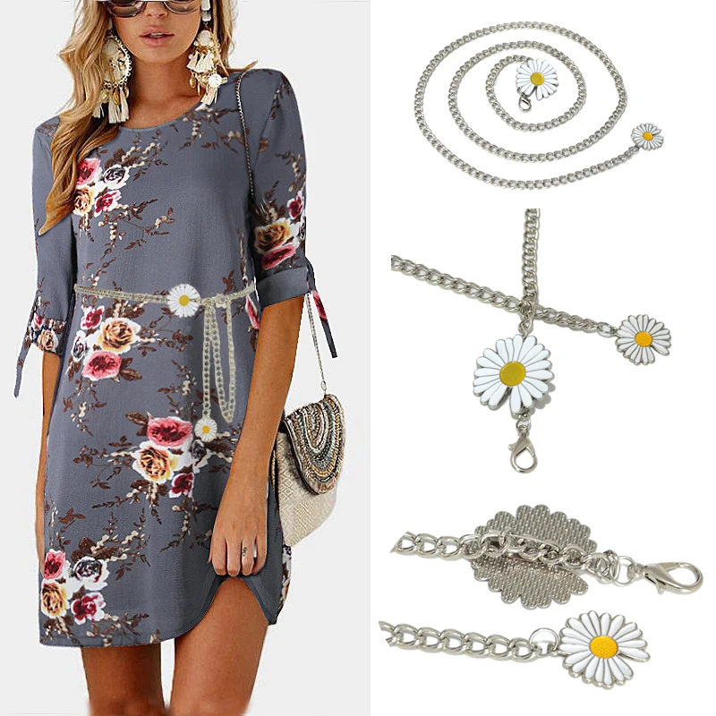 Luxury Brand 2020 New Women's Clothing Accessories Metal Waist Chain Ladies Decoration Small Daisy Waist Chain Bg-1587
Luxury Brand 2020 New Women's Clothing Accessories Metal Waist Chain Ladies Decoration Small Daisy Waist Chain Bg-1587