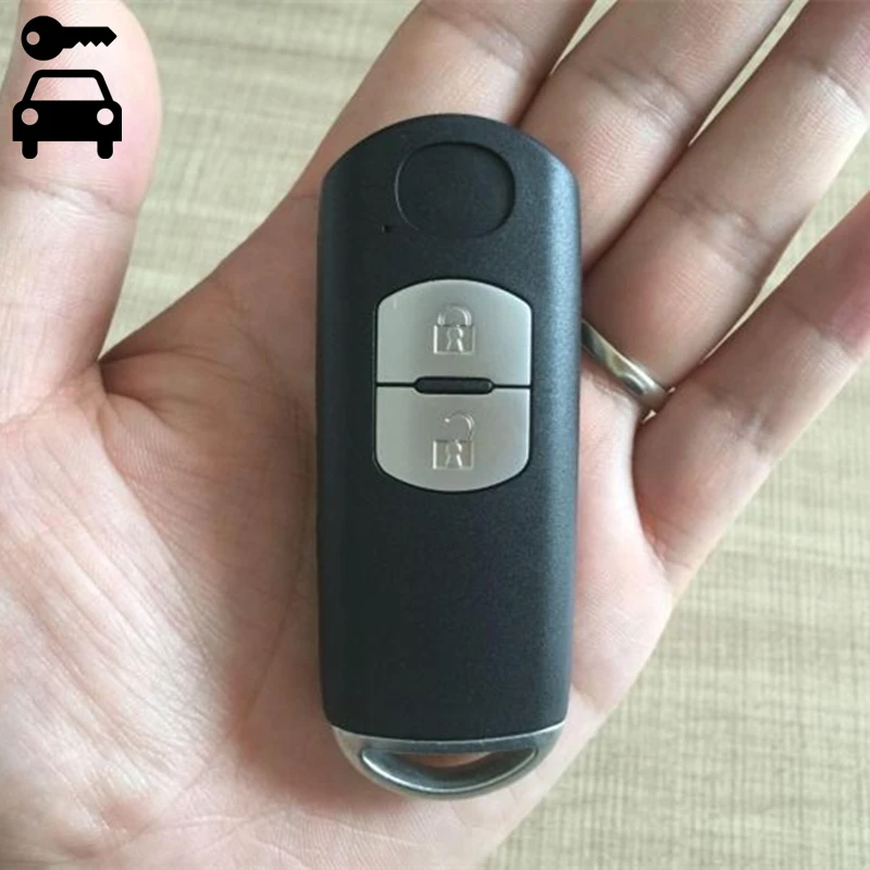 2 Buttons Car Keyless Smart Remote Key 433mhz with ID49 Chip for Mazda CX-5 CX-3 CX3 CX5 Key Card with Key Blade logo
2 Buttons Car Keyless Smart Remote Key 433mhz with ID49 Chip for Mazda CX-5 CX-3 CX3 CX5 Key Card with Key Blade logo