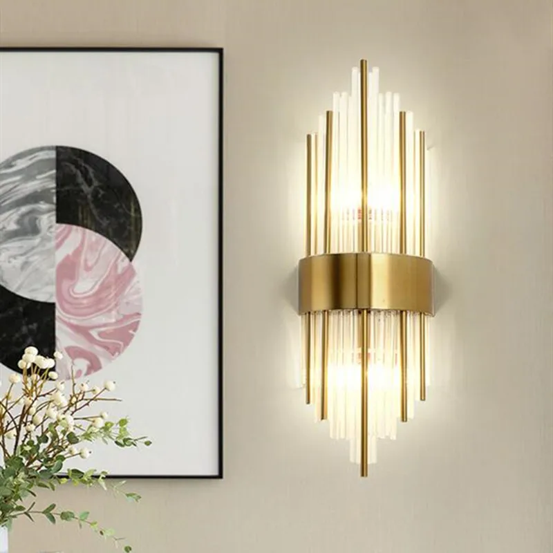 Modern Restaurant Crystal Wall Lamp Creative Art Loft Aisle Light Kitchen Bedroom Bedside Bar Decoration Wall Sconce
Modern Restaurant Crystal Wall Lamp Creative Art Loft Aisle Light Kitchen Bedroom Bedside Bar Decoration Wall Sconce