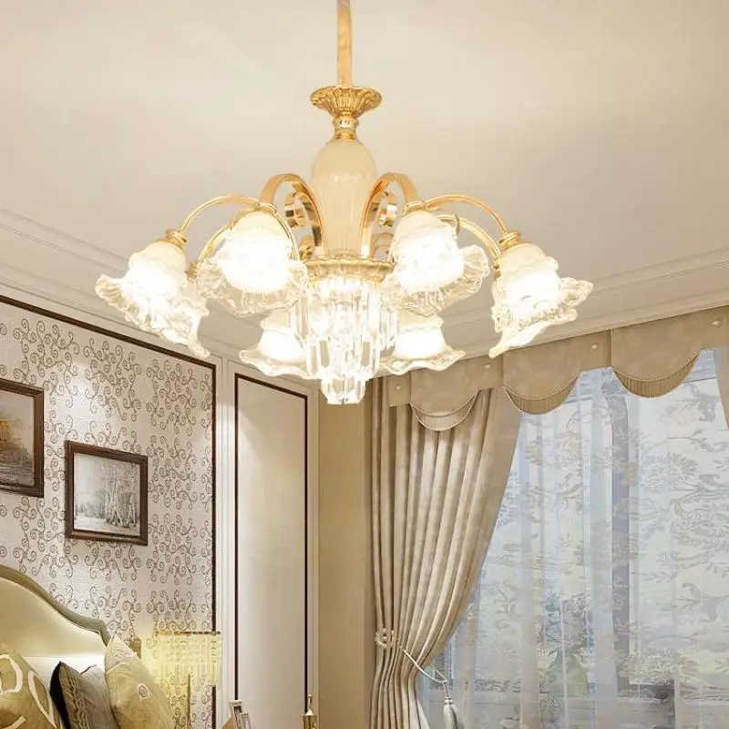 luxury hotel Chandelier crystal Lighting LED fixture for Living Room bedroom chandelier lustre Dining Room E14 Gold Crystal Lamp
luxury hotel Chandelier crystal Lighting LED fixture for Living Room bedroom chandelier lustre Dining Room E14 Gold Crystal Lamp