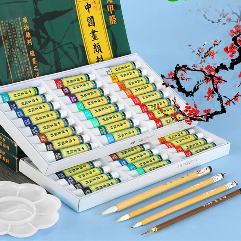 24/36 Color Acrylic Paint Chinese Painting Color Painting Hand-painted Wall Painting Art Watercolor Oil Paint Acrylic Paint Set
24/36 Color Acrylic Paint Chinese Painting Color Painting Hand-painted Wall Painting Art Watercolor Oil Paint Acrylic Paint Set