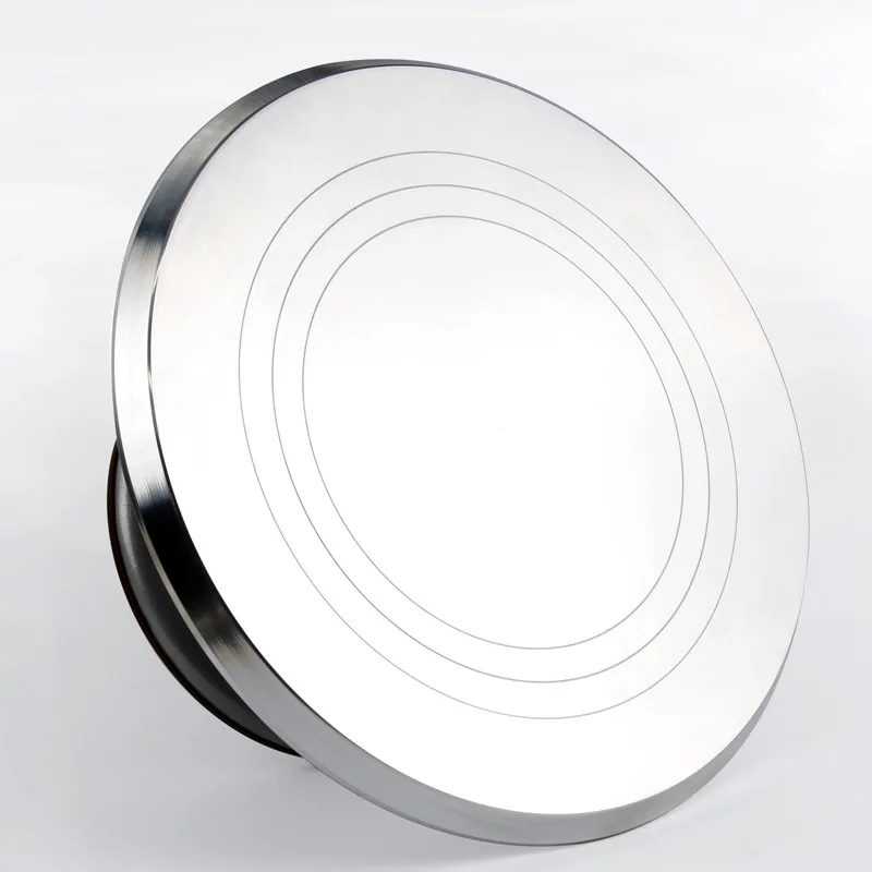 12 Inch Stainless Steel Turntable Mold Scraper Decorating Nozzle Cake Decorating Table Manual Turntable Cake Stand Cake Tools
12 Inch Stainless Steel Turntable Mold Scraper Decorating Nozzle Cake Decorating Table Manual Turntable Cake Stand Cake Tools