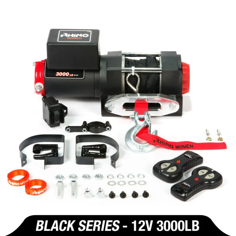 12v Electric Winch - 3000lb Dyneema Synthetic Rope - ATV ,Off Road BLACK Electric Winch
12v Electric Winch - 3000lb Dyneema Synthetic Rope - ATV ,Off Road BLACK Electric Winch