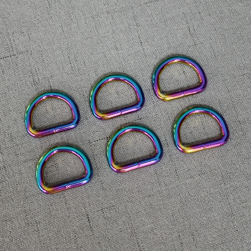 20 Pcs/Lot 20mm Colourful High Quality Metal D Ring Buckle for Webbing Backpack Bag Parts Leather Craft Strap Belt Purse
20 Pcs/Lot 20mm Colourful High Quality Metal D Ring Buckle for Webbing Backpack Bag Parts Leather Craft Strap Belt Purse
