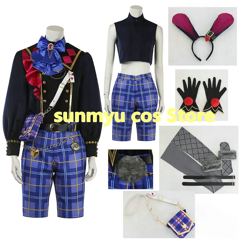 Ensemble Stars Black Rabbit Uniform Nito Nazuna Tenma Mitsuru Mashiro Tomoya Shino Hajime Cosplay Costume Custom Size Halloween
Ensemble Stars Black Rabbit Uniform Nito Nazuna Tenma Mitsuru Mashiro Tomoya Shino Hajime Cosplay Costume Custom Size Halloween