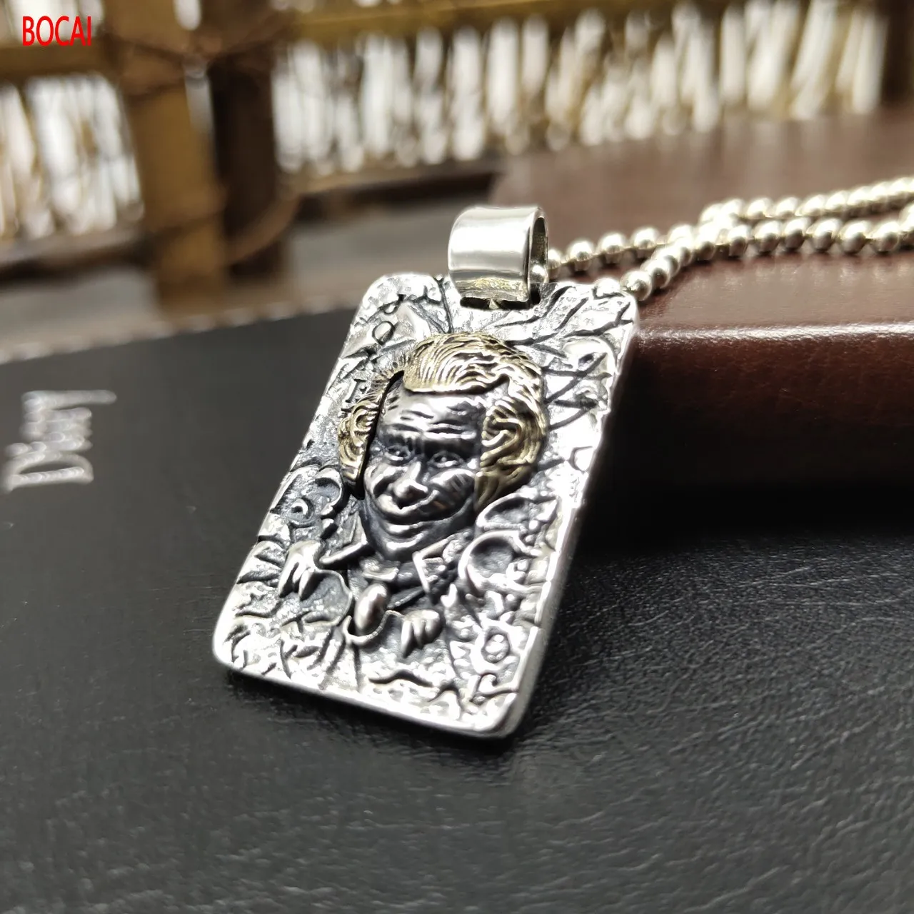 Real S925 Sterling Silver Clown Vintage Old Personality Special Necklace Pendant
Real S925 Sterling Silver Clown Vintage Old Personality Special Necklace Pendant
