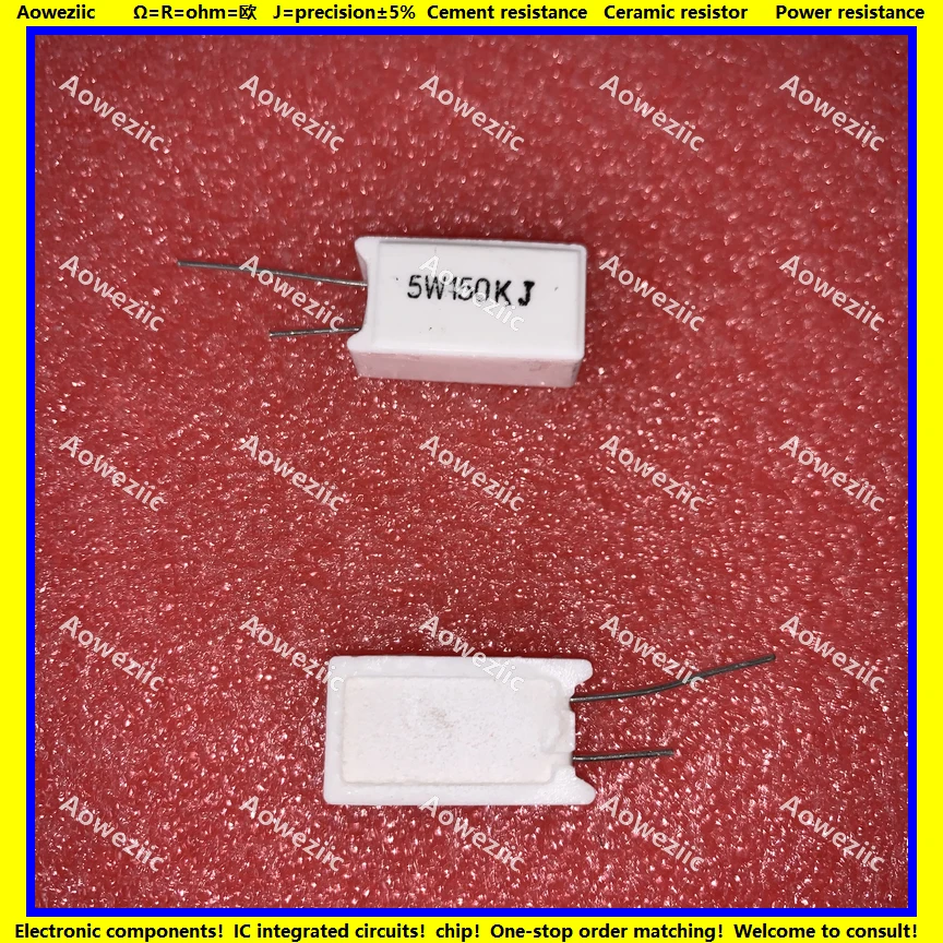 10Pcs RX27-5 Vertical Cement Resistance 5W 150K ohm 150KR 150KRJ 5W150KJ 150000R 150000Ohm Ceramic Resistance precision 5%
10Pcs RX27-5 Vertical Cement Resistance 5W 150K ohm 150KR 150KRJ 5W150KJ 150000R 150000Ohm Ceramic Resistance precision 5%