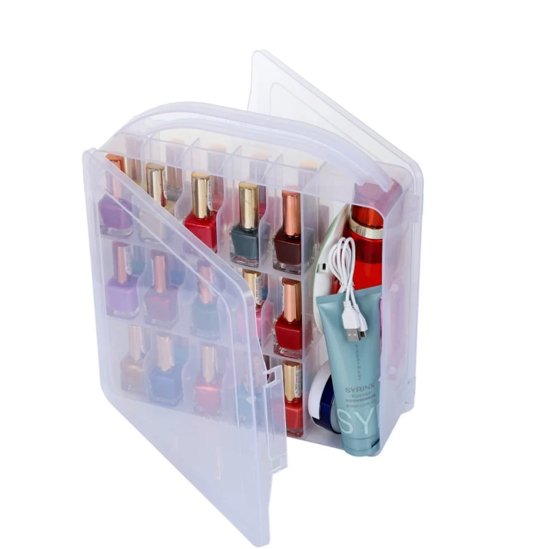 UV Gel Nail Polish Organizer Rack Storage Box 30 Slots Case Nail Art Tools Holder Display Stand Double Layer Acrylic Storage Box
UV Gel Nail Polish Organizer Rack Storage Box 30 Slots Case Nail Art Tools Holder Display Stand Double Layer Acrylic Storage Box