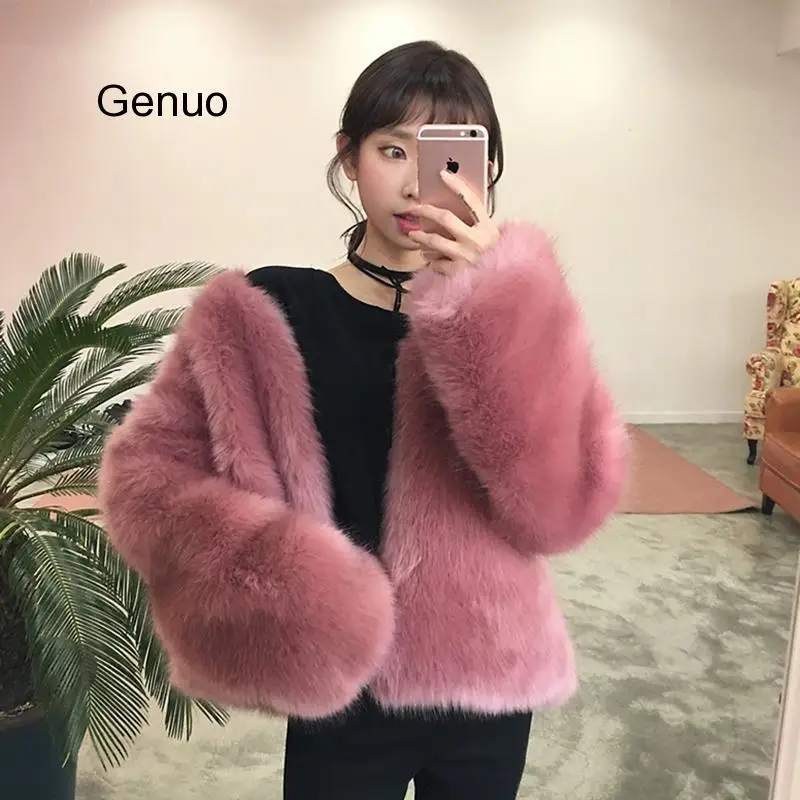 Korean Imitation Faux Fox Fur Coat Autumn And Winter New Female Fashion Thick Warm Fur Short Faux Fur Loose Coat Faux Fur
Korean Imitation Faux Fox Fur Coat Autumn And Winter New Female Fashion Thick Warm Fur Short Faux Fur Loose Coat Faux Fur