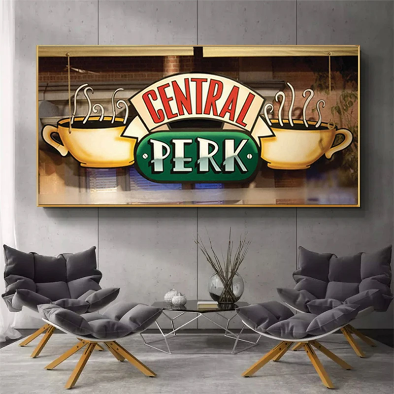 Central Perk Cafe Canvas Painting Friends TV Show Posters and Prints Scandinavian Wall Art Picture for Living Room Cuadros Decor
Central Perk Cafe Canvas Painting Friends TV Show Posters and Prints Scandinavian Wall Art Picture for Living Room Cuadros Decor