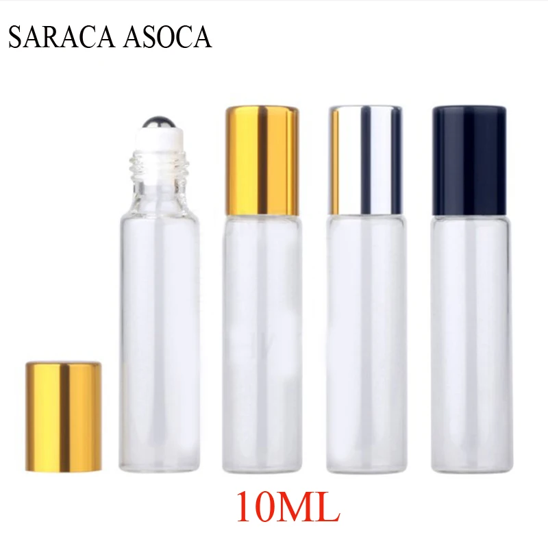 10ml Transparent Thin Glass Roller ball Bottle Sample Essential Oil Vials Roller Metal Glass Ball 100Pcs/Set
10ml Transparent Thin Glass Roller ball Bottle Sample Essential Oil Vials Roller Metal Glass Ball 100Pcs/Set