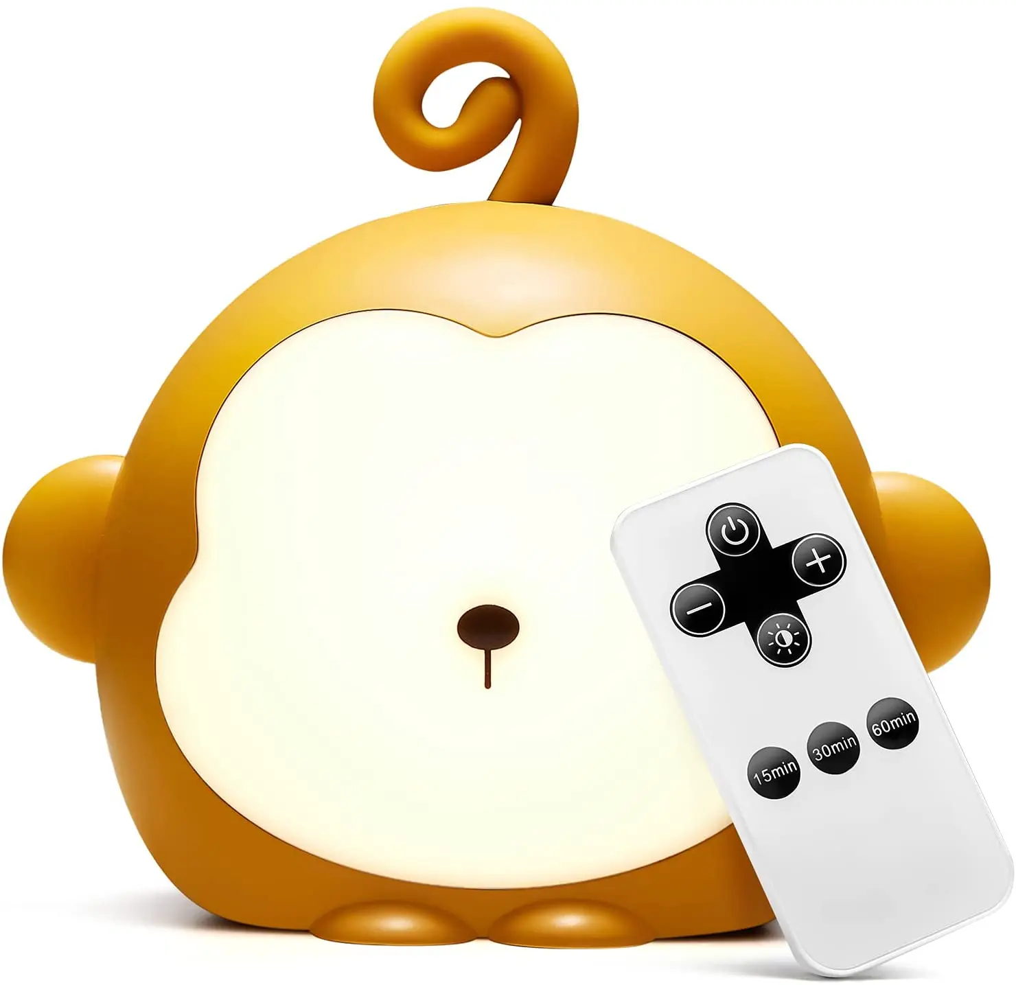 Portable Smart Touch Dimmable USB Rechargeable Kids Baby Cute Little Monkey LED Night Lamp with Remote Controller
Portable Smart Touch Dimmable USB Rechargeable Kids Baby Cute Little Monkey LED Night Lamp with Remote Controller