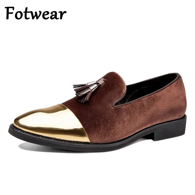 Wedding Party Men Dress Shoes Big Size Mens Tassel Loafers Non-slip Men Driving Shoes Fashion Office Formal Shoes Lazy Footwear
Wedding Party Men Dress Shoes Big Size Mens Tassel Loafers Non-slip Men Driving Shoes Fashion Office Formal Shoes Lazy Footwear