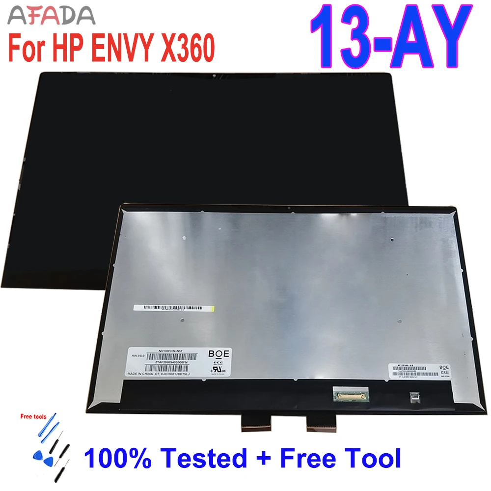 13.3'' For HP ENVY X360 13-AY 13-AY0006CA 13-AY0008CA 13Z-AY000 13-AY0010CA 13-AY0055 LCD Screen Assembly Replacement 1920X1080
13.3'' For HP ENVY X360 13-AY 13-AY0006CA 13-AY0008CA 13Z-AY000 13-AY0010CA 13-AY0055 LCD Screen Assembly Replacement 1920X1080