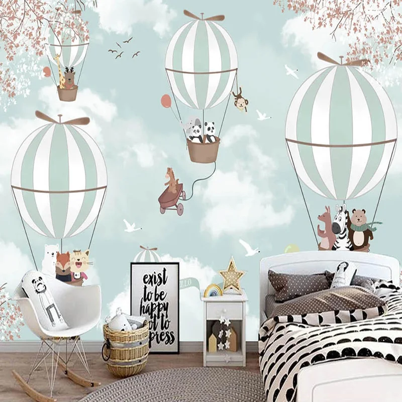 Custom Any Size Mural Wallpaper 3D Cartoon Hot Air Balloon Wall Painting Children's Bedroom Background Wall Papel De Parede 3 D
Custom Any Size Mural Wallpaper 3D Cartoon Hot Air Balloon Wall Painting Children's Bedroom Background Wall Papel De Parede 3 D