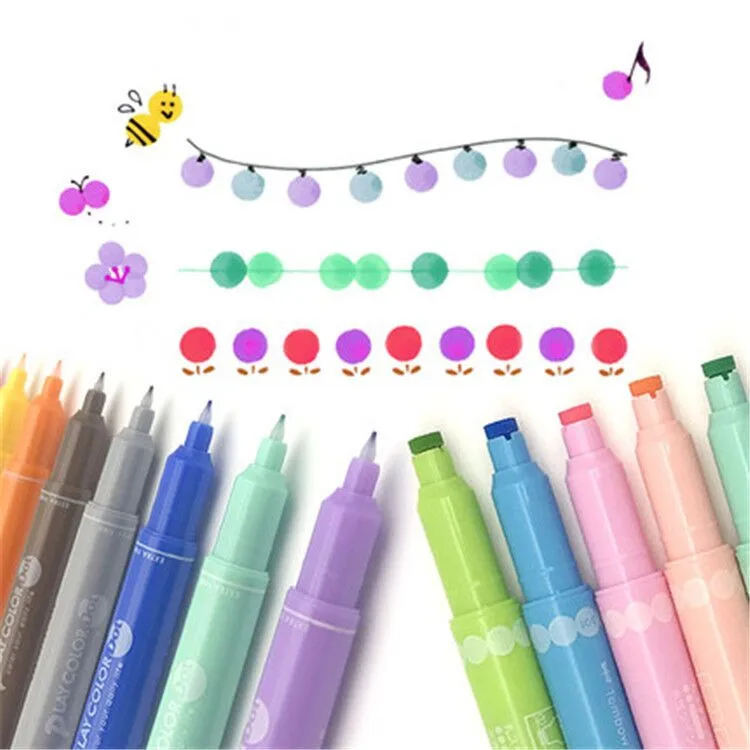 Sharkbang Kawaii Double Point Pen DIY Graffiti Drawing Painting Play Color Dot Pen Art Marker Pen School Office Stationery
Sharkbang Kawaii Double Point Pen DIY Graffiti Drawing Painting Play Color Dot Pen Art Marker Pen School Office Stationery