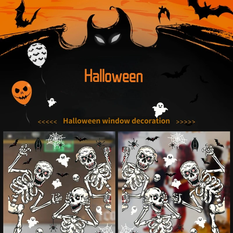 Halloween Stickers, Haunted house, Host Bat, Static, Glass Window, Door Decoration, Halloween Party Window Wall Stickers
Halloween Stickers, Haunted house, Host Bat, Static, Glass Window, Door Decoration, Halloween Party Window Wall Stickers