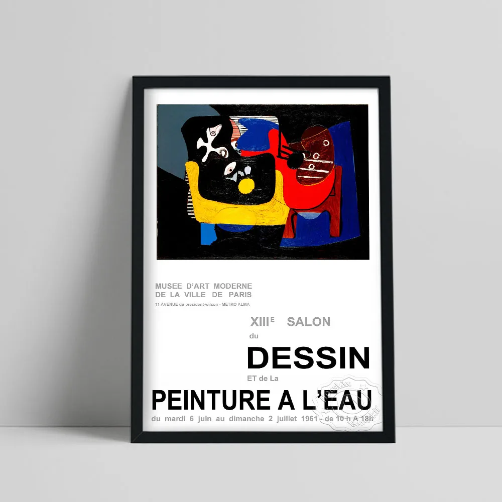 Xiie Salon Du Dessin Et De La Peinture A L'Eau Poster, Modern Artists Colours Abstract Art Prints, Vintage French Art Home Decor
Xiie Salon Du Dessin Et De La Peinture A L'Eau Poster, Modern Artists Colours Abstract Art Prints, Vintage French Art Home Decor