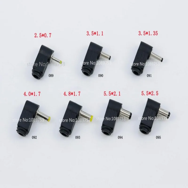 10pcs Male DC Power Plug Connector Angle 90 Degree L Shaped Plastic 5.5*2.5 5.5*2.1 4.8*1.7 4.0*1.7 3.5*1.35 3.5*1.1 2.5*0.7MM
10pcs Male DC Power Plug Connector Angle 90 Degree L Shaped Plastic 5.5*2.5 5.5*2.1 4.8*1.7 4.0*1.7 3.5*1.35 3.5*1.1 2.5*0.7MM
