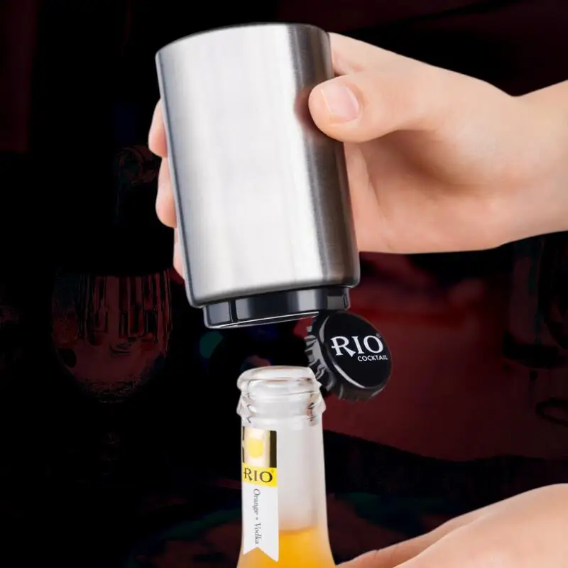 Automatic Beer Bottle Opener with Magnetic Cap Stainless Steel Cap Catcher Push Down Pop Top Bottle Cap Collector Gift LX8093
Automatic Beer Bottle Opener with Magnetic Cap Stainless Steel Cap Catcher Push Down Pop Top Bottle Cap Collector Gift LX8093