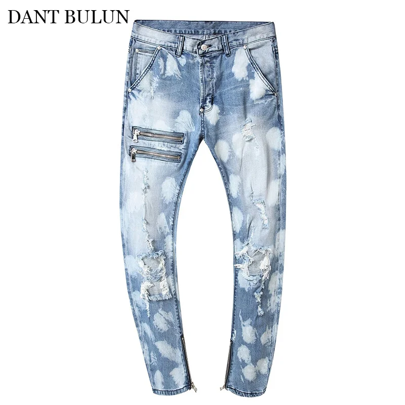 Men's Jeans Ripped Button Fly Skinny Distressed Destroyed Jean Slim Stretch Men Pants Zipper Trousers Legs For Men Plus Size
Men's Jeans Ripped Button Fly Skinny Distressed Destroyed Jean Slim Stretch Men Pants Zipper Trousers Legs For Men Plus Size