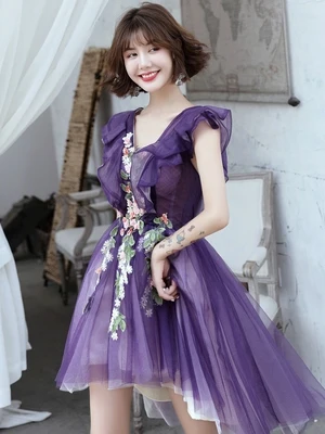 100%real purple fairy butterfly sleeve alice/fairy fancy dress short ball gown/short lolita dress
100%real purple fairy butterfly sleeve alice/fairy fancy dress short ball gown/short lolita dress