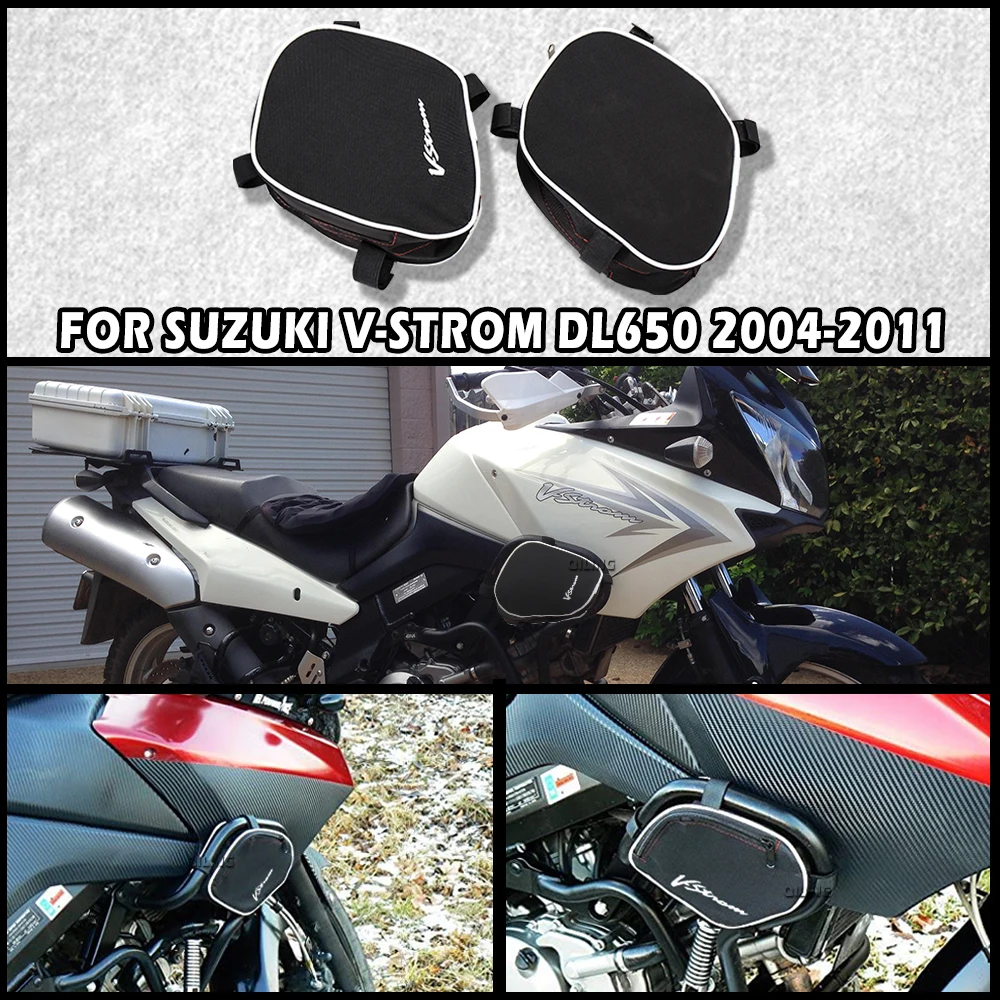 Motorcycle Bags Fit For Suzuki V-Strom 650 DL650 Frame Crash Bars Bags Repair Tool Placement Bag Waterproof Bag Frame Bag
Motorcycle Bags Fit For Suzuki V-Strom 650 DL650 Frame Crash Bars Bags Repair Tool Placement Bag Waterproof Bag Frame Bag