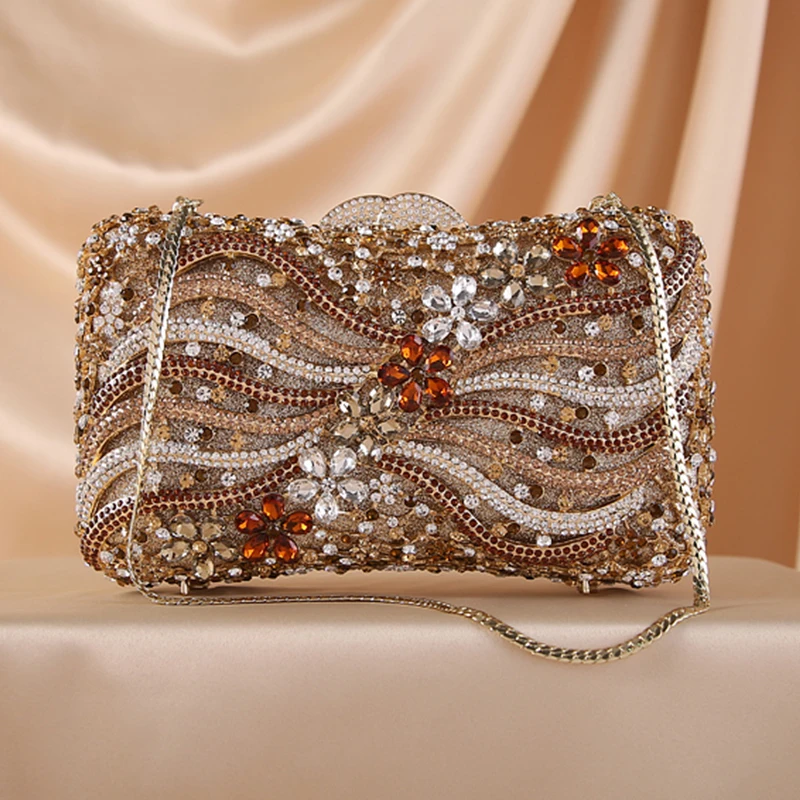 Luxury Brown/White Rhinestone Clutch Bag For Evening Party Prom Chain Handbags WHTUOHENG Best Gift To Girls Women Dinner Purses
Luxury Brown/White Rhinestone Clutch Bag For Evening Party Prom Chain Handbags WHTUOHENG Best Gift To Girls Women Dinner Purses